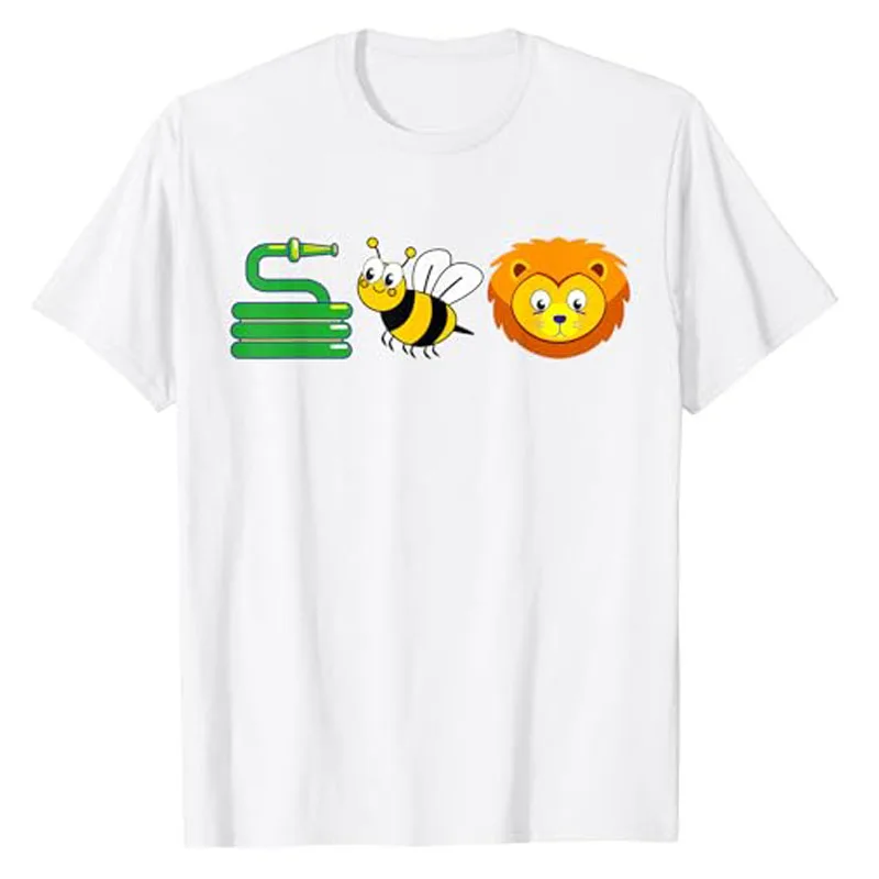 

Hose Bee Lion Funny Ho's Be Lying T-Shirt Cute Graphic Tee Y2k Top Short Sleeve Blouses Boys Fashion Sons Nephew Novelty Gifts