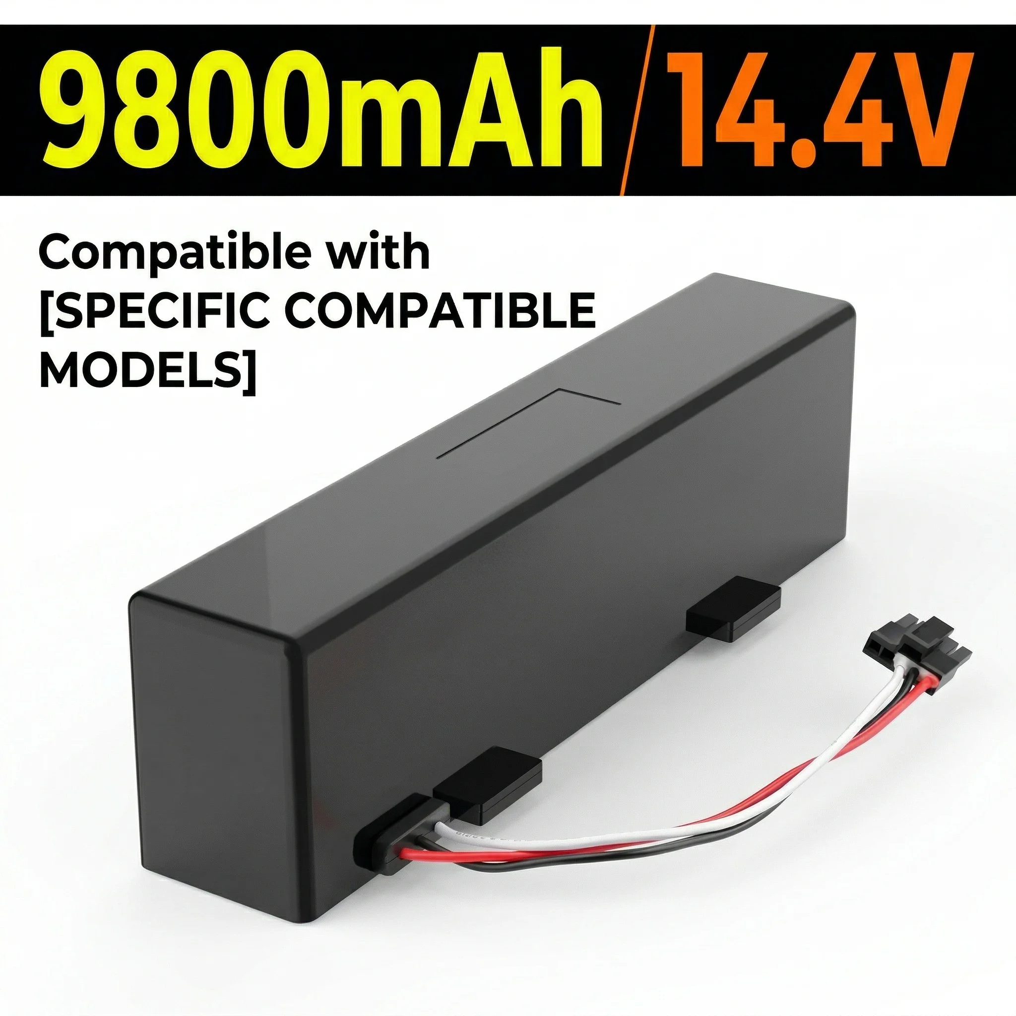 Batteria 14,4 V 12800 mAh STYTJ02YM per Aspirapolvere Xiaomi Mijia LDS, Mi Robot Vacuum-Mop P, Mi Robot Vacuum-Mop 2S/Haier JX37