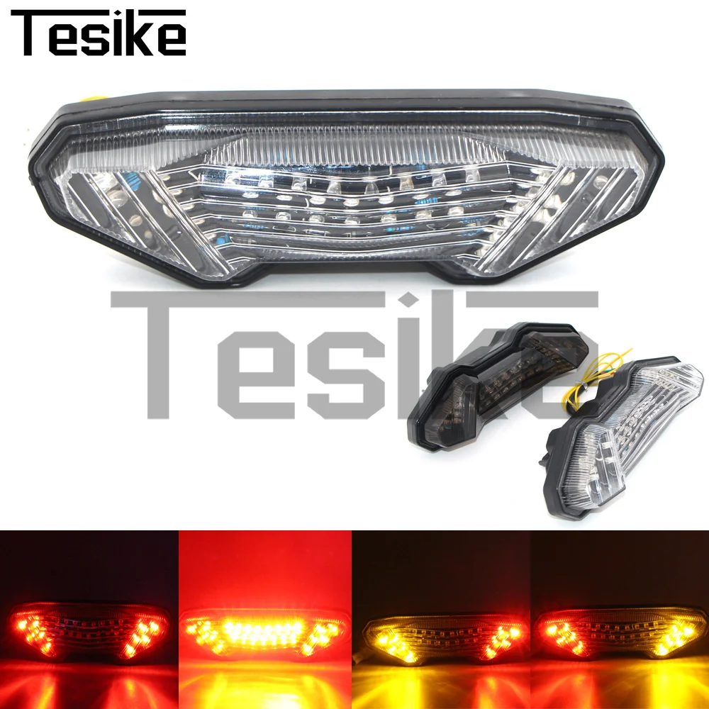 Motorcycle Brake Lamp Turn Signal Taillight LED Tail Light For Yamaha MT09 2014-2016 Tracer 2015-2020 MT 10 FJ09 Brake Indicator