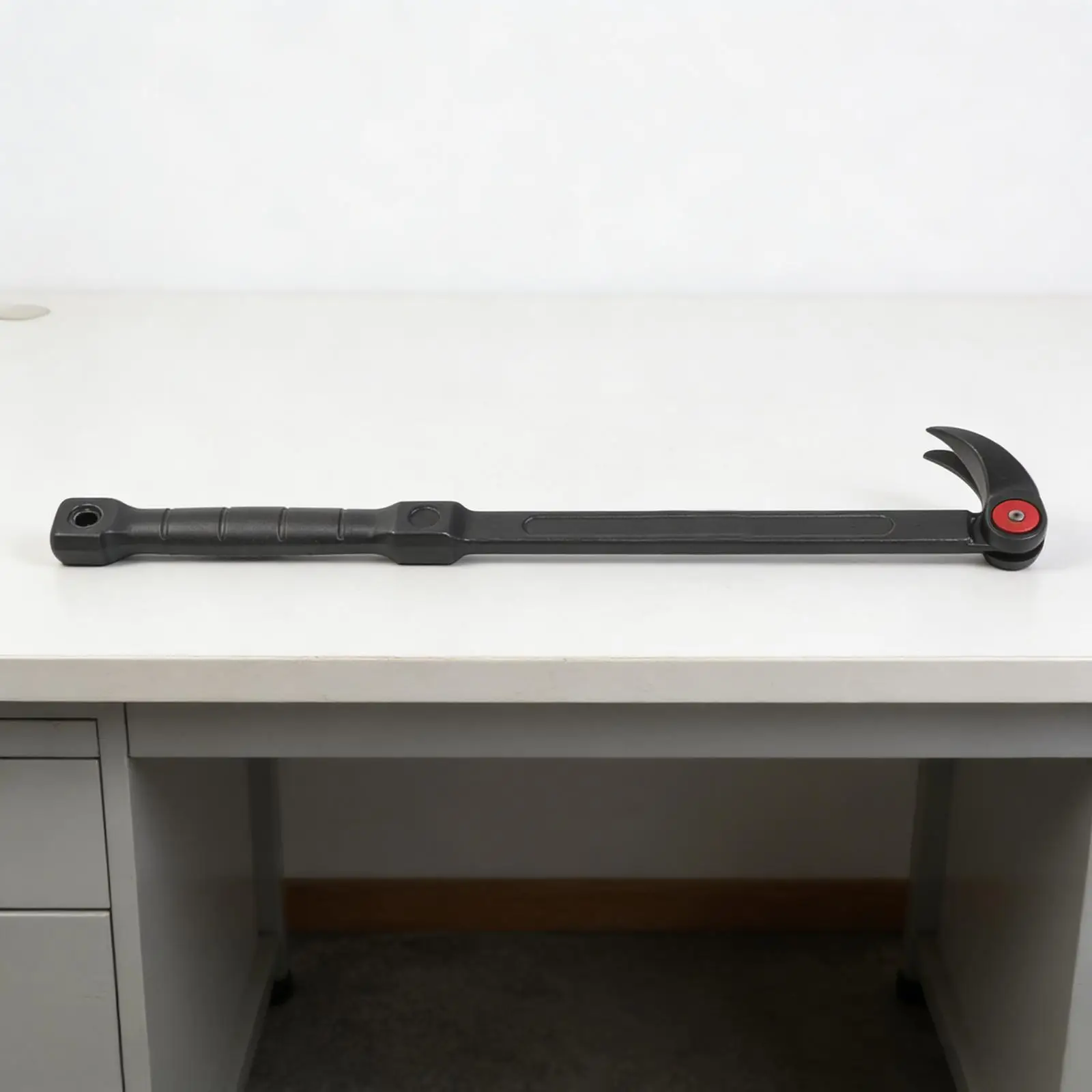 1pcs Adjustable Pry Bar 18in Indexable Head With 14 Lockable Positions For Automotive Repair And Carpentry Tasks