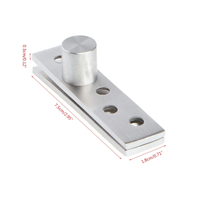 Description Picture 3 of itemUp Down Shaft Stainless Steel Door Rotating Hinge Pivot 75/100mm 360 Degree DropShipping