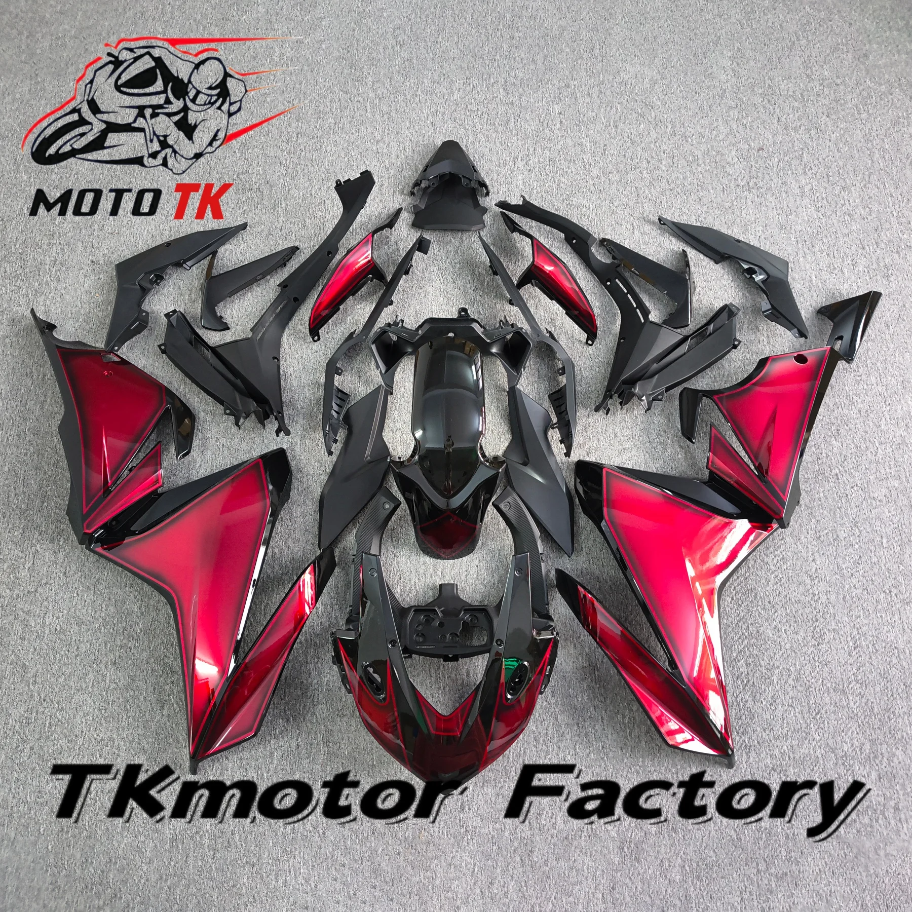 

For Honda CBR500R CBR 500R CBR500 R 2019 2020 2021 Body Full Fairing Kit Cowl Motorcycle Bodywork Injection Red Black