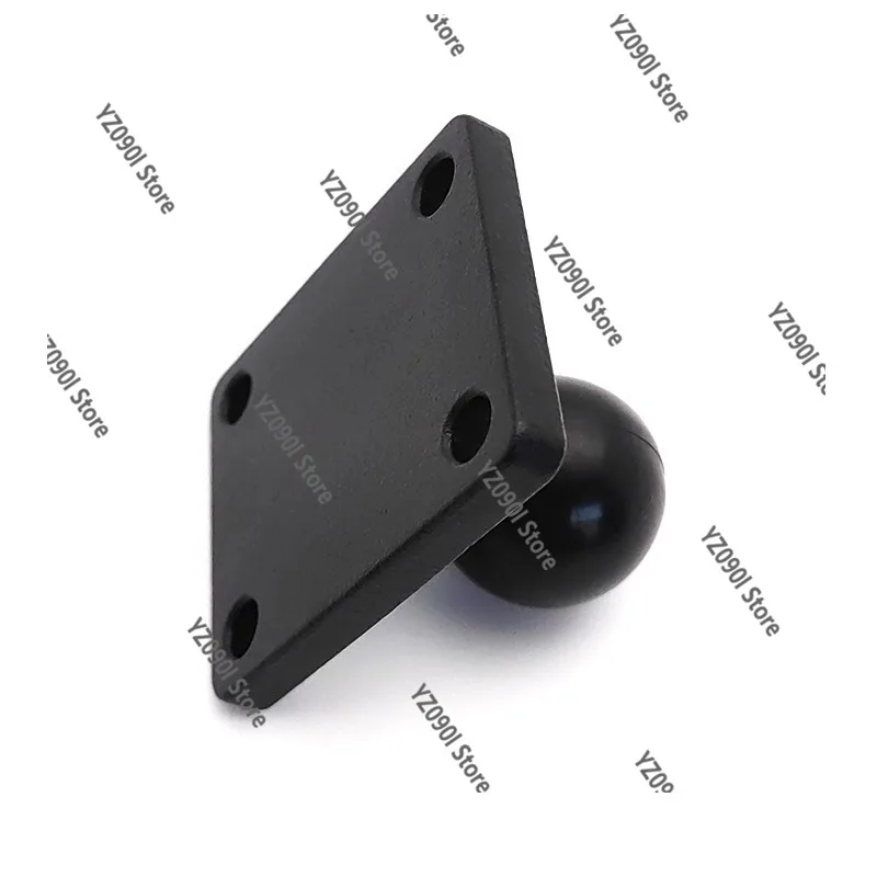 CNC Aluminum Alloy Square Base 25mm Size 1 Inch Ball Head Universal Industrial Fixing Support