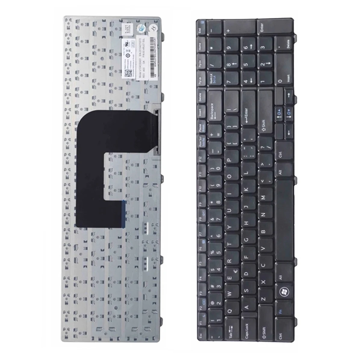 Nieuwe Voor for Dell Vostro 3700 V3700 Non Backlit Us Engels Toetsenbord V104030AS1 J17VV T10C0