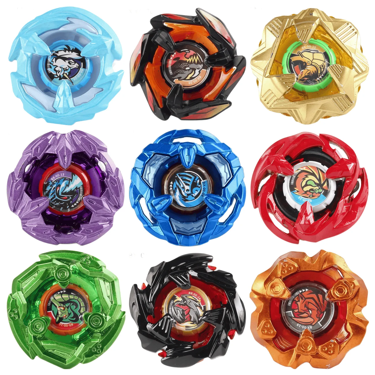 Beyx Gyro X Spielzeug BX-Serie Rotierendes Metall-Gyroskop, mit Gyroskop-Emitter, BX-00-00, BX-00-20, BX-00-23