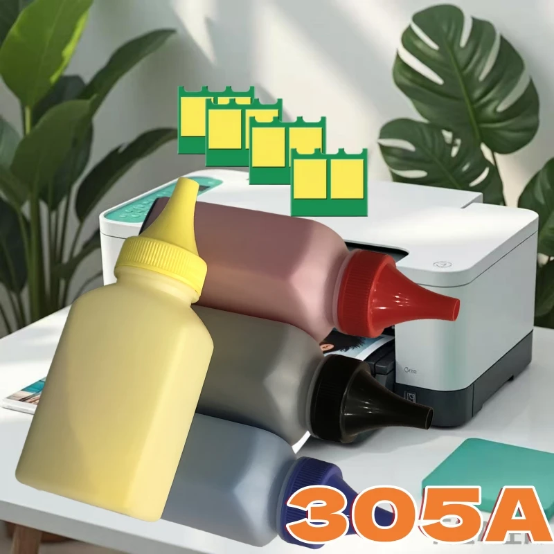 

Toner Cartridge Powder Compatible for HP Color 300 M351 M375nw 400 M451nw M451 MFP M475 CE410A CE411A CE412A CE413A 410A 305A