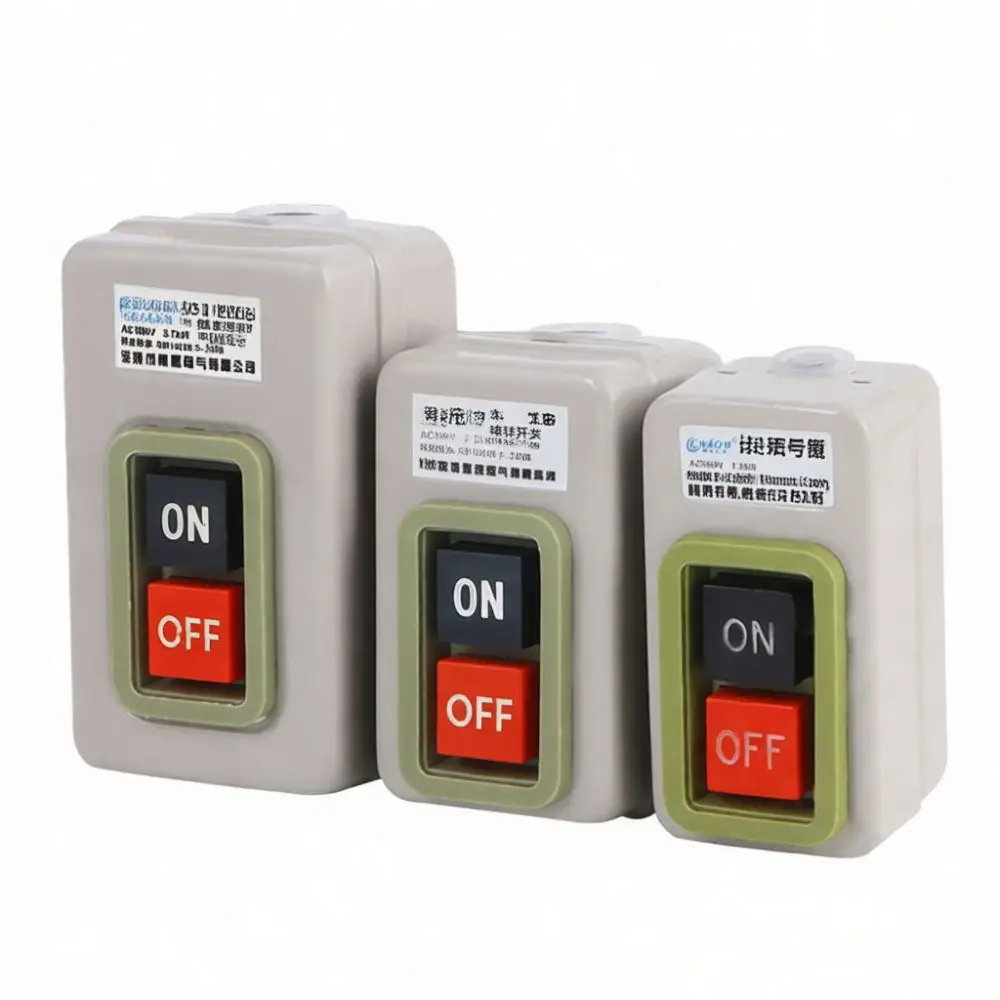 Heavy Duty Motor Starter Push Button Switch BS230B BS216B BS211B Electrical Control Panel Component Industrial Machinery