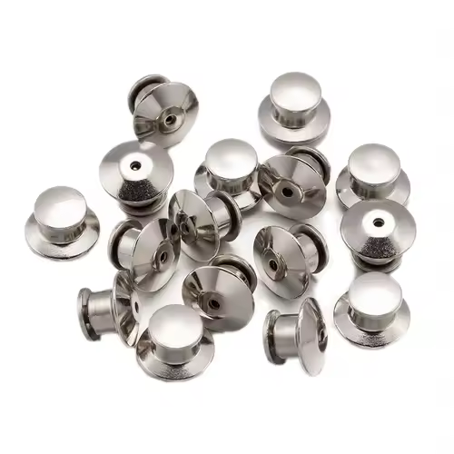 10/30/50 Pieces Locking Pin Backs Metal Pin Backs Locking Pin Keepers Locking Clasp For DIY Enamel Brooch Badge Jewelry Making - Image 9