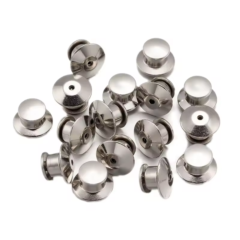 10/30/50 Pieces Locking Pin Backs Metal Pin Backs Locking Pin Keepers Locking Clasp For DIY Enamel Brooch Badge Jewelry Making - Image 9
