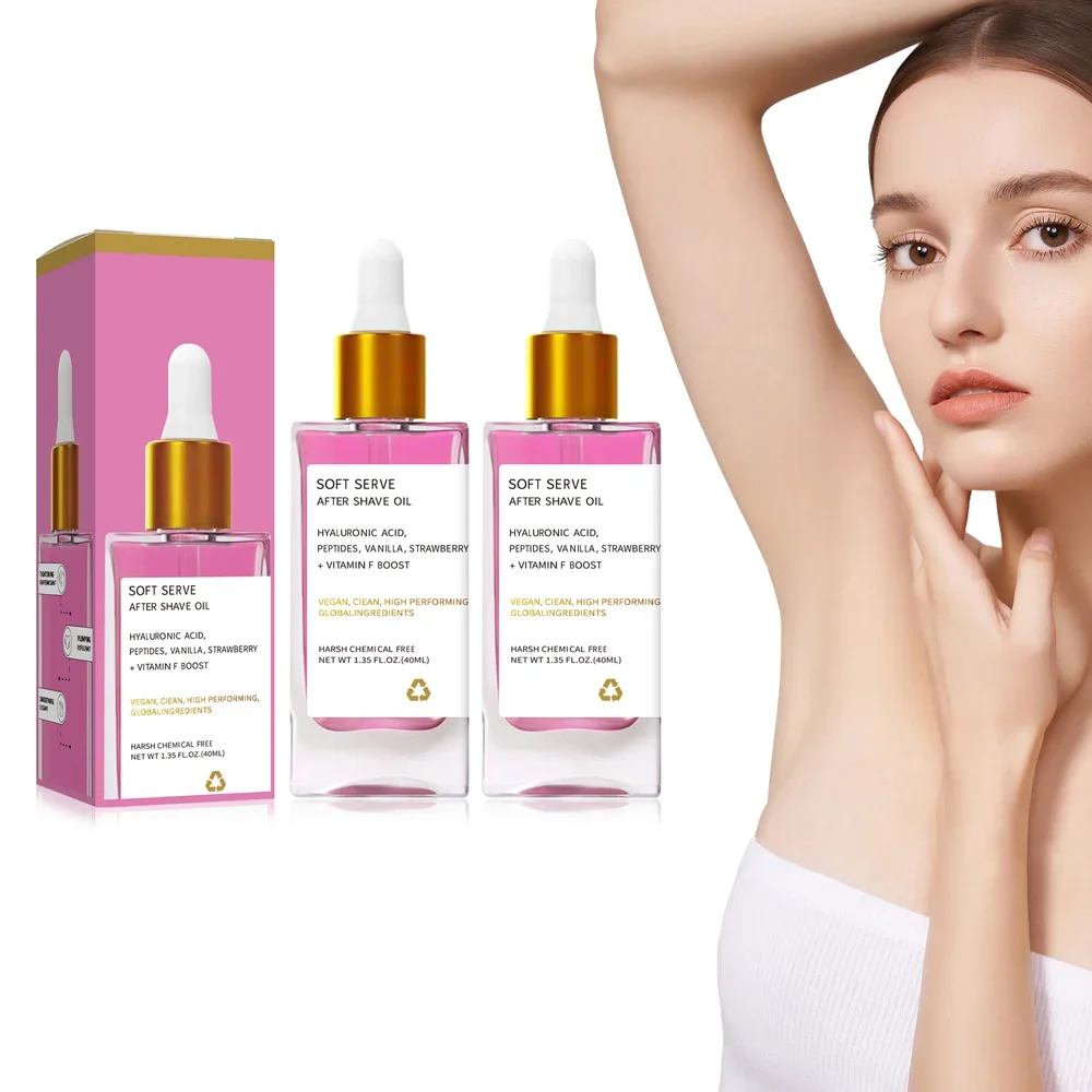 زيت ما بعد الحلاقة بالفراولة والفانيليا زيت ما بعد الحلاقة حقًا لترطيب البشرة الناعمة ﻿   النساء العناية بالبشرة يخدم زيت الحلاقة