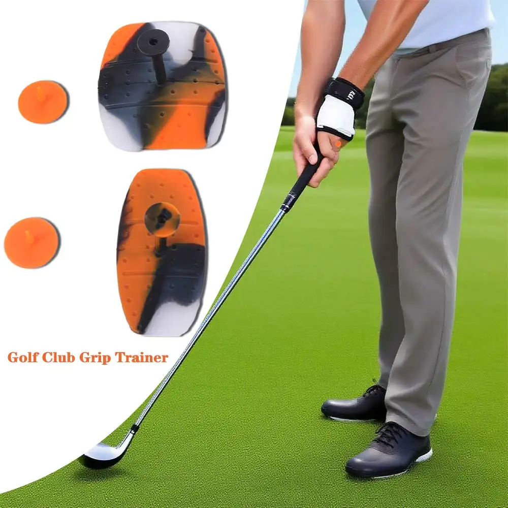 

Enhanced Ball Control Golf Club Grip Trainer Swing Grip Pad T-Shape Golf Club Hand Grip Non-Slip Correct Posture
