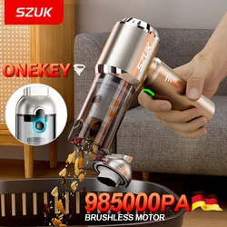 SZUK 985000 PA Новый автомобильный пылесос с сильным всасыванием, беспроводной беспроводной пылесос, портативный ручной пылесос, машина для чистки