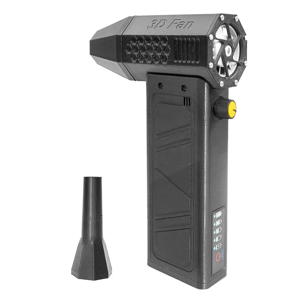 Handheld Turbo Jet Fan With Brushless Motor High Speed Long-lasting 140000RPM Handheld Ducted Charging Fan Test Equipment