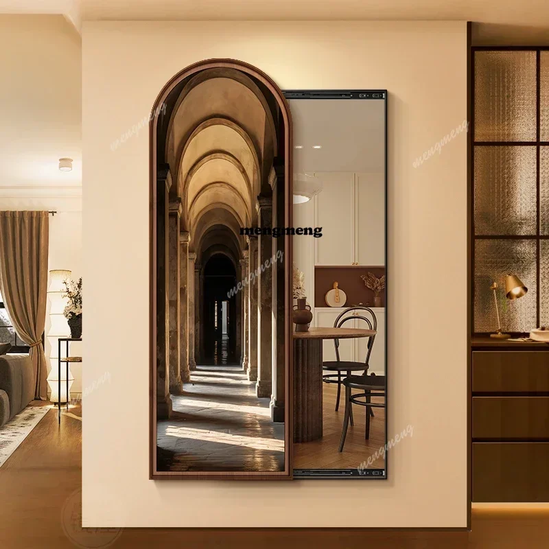 AB03Art Irregular Mirror Aesthetic rame Glass Compact Women Luxury Mirror Wall Nordic Adornos Para El Hogar House AccessoriesH1