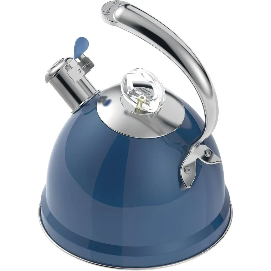 

Чайник, плита, 2,5 литра, чайник из нержавеющей стали со свистком, с 3-слойным основанием и уникальной эргономичной ручкой для электрической индукции