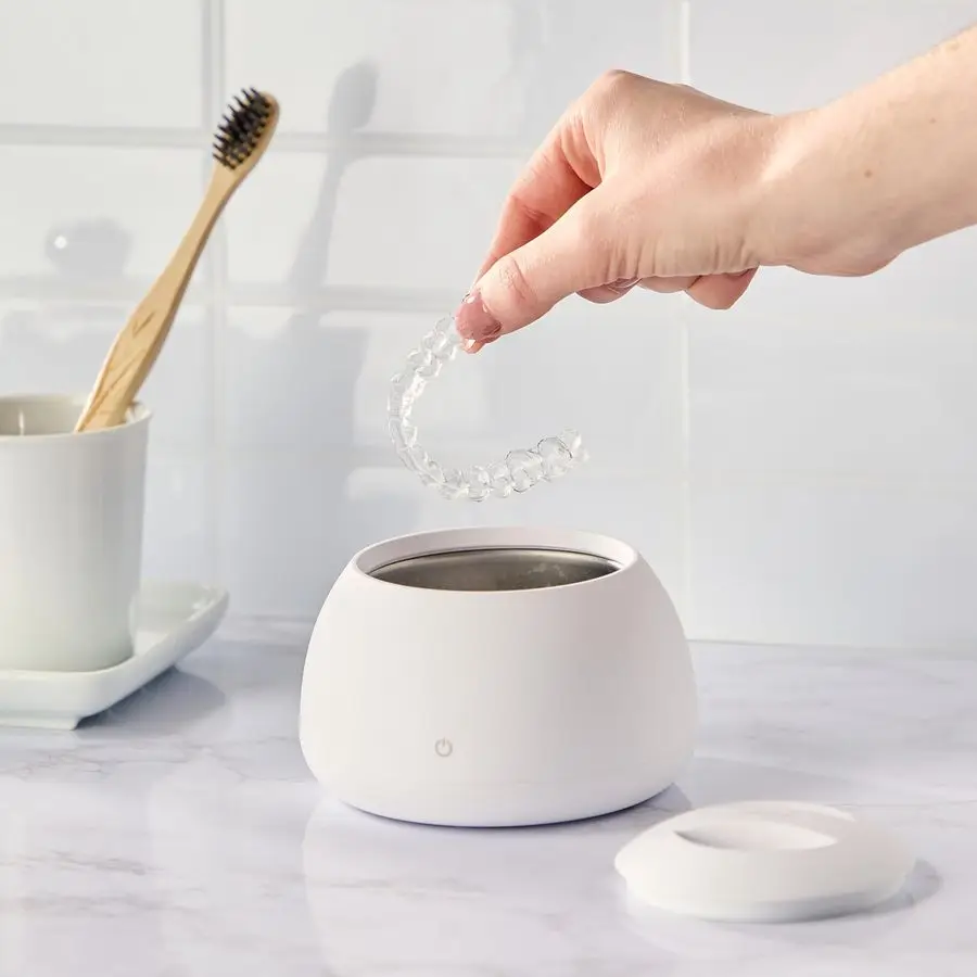 Dental Pod Ultrasonic Retainer Cleaner. The Original Retainer Cleaner Machine, Aligner Cleaner, Nightguard Cleaner, Mouthguard C