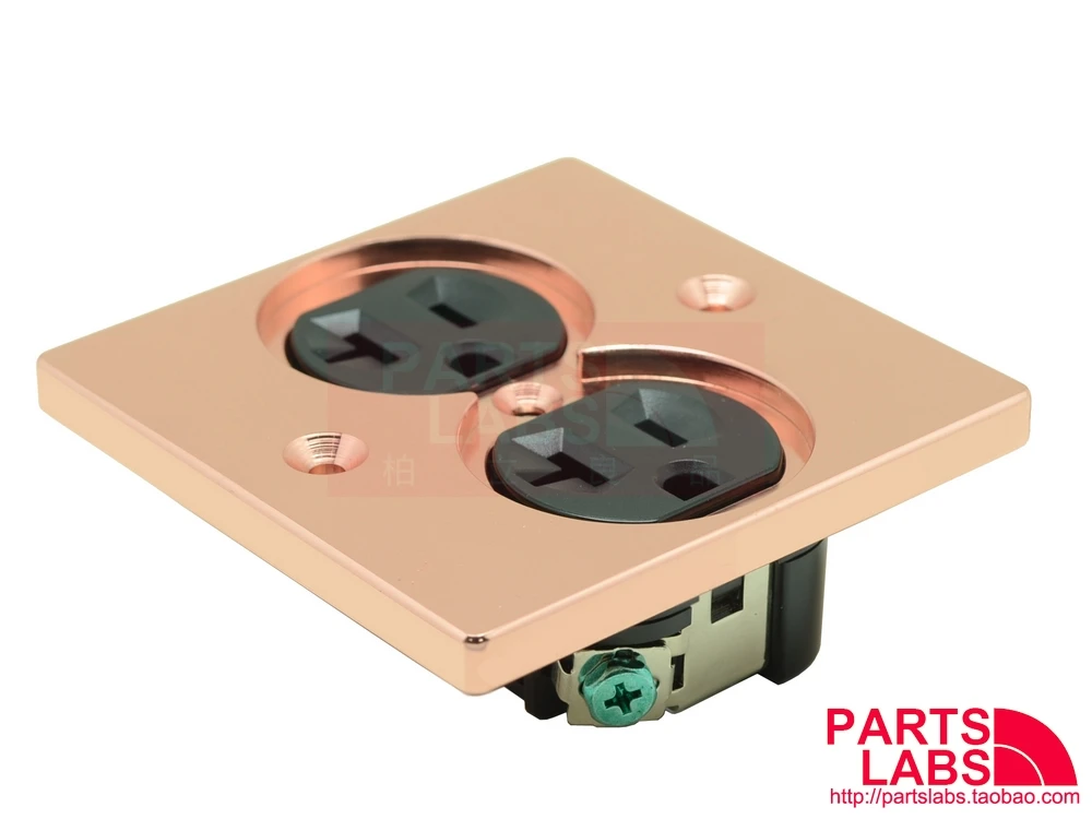 Copper, American power wall plug panel 86 * 86mm national standard wall plug panel