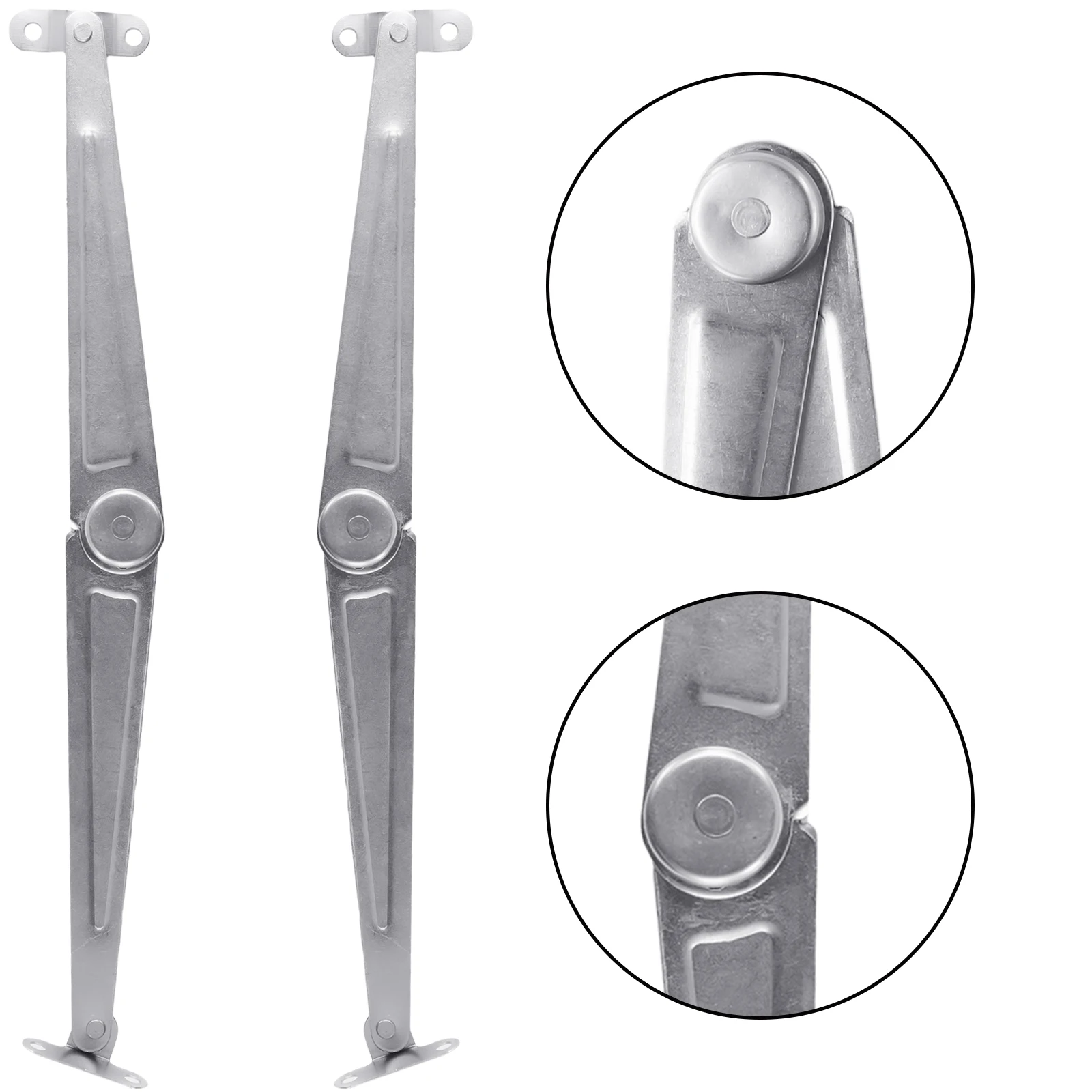 Lift Lid Supports Upgrade your Cupboard Doors or Desks with our Metal Straight Lid Support Hinges 2pcs 26cm Long