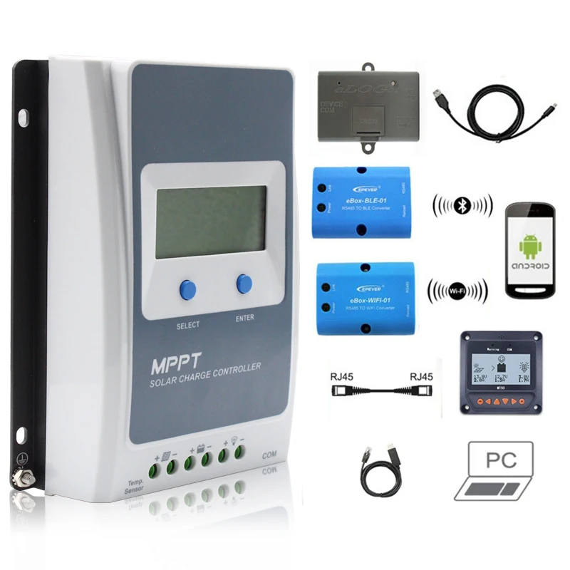 Tracer1210AN MPPT Controle Solar Tracer, Carregador Controlador Solar, Venda quente