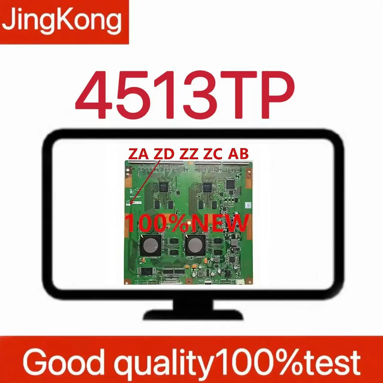 CPWBX RUNTK 4513TP ZZ ZA ZD ZC ZB 100% trabalho de teste para placa lógica SHARP