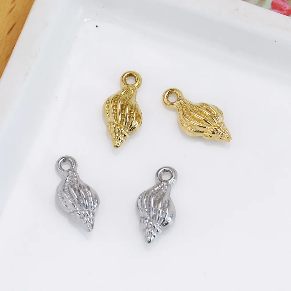 

Cordial Design 6*12MM 100Pcs Charms For Earrings/Stainless Steel/Hand Made/Conch Shape/Jewelry Accessories/DIY Pendant #195240