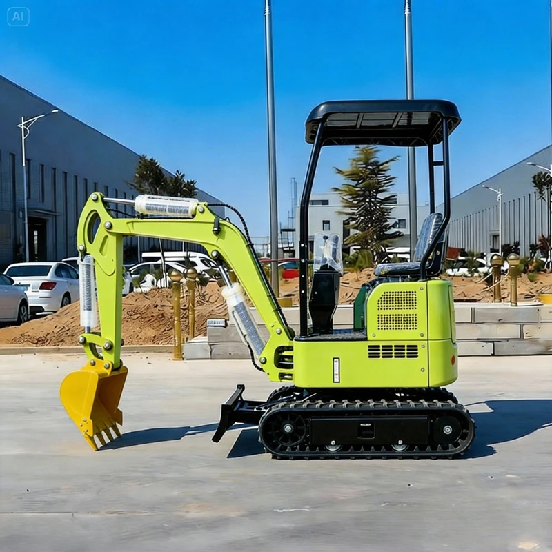 

Customized Kubota 2.5t Godet Mini Excavator Diesel Engine Hydraulic Digger Europe Tractopelle Godet Construction