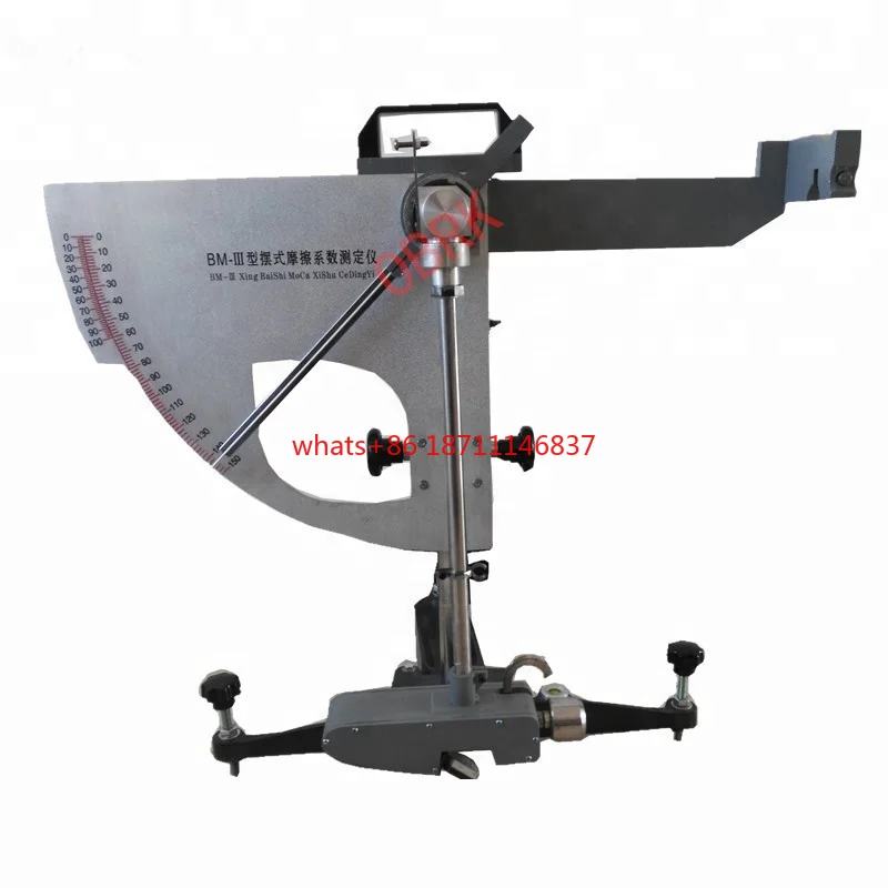 

Skid Resistance and Friction Tester Pendulum Slip Tester Measurement of Surface Friction Properties Hand-operated OEM