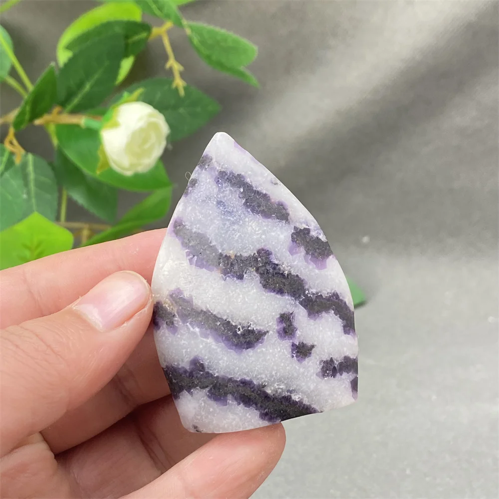 Natural Zebra Jasper Crystal Torch Fluorite Free Form Home Decoration Ornaments Striped Rare Gemstone Artwork