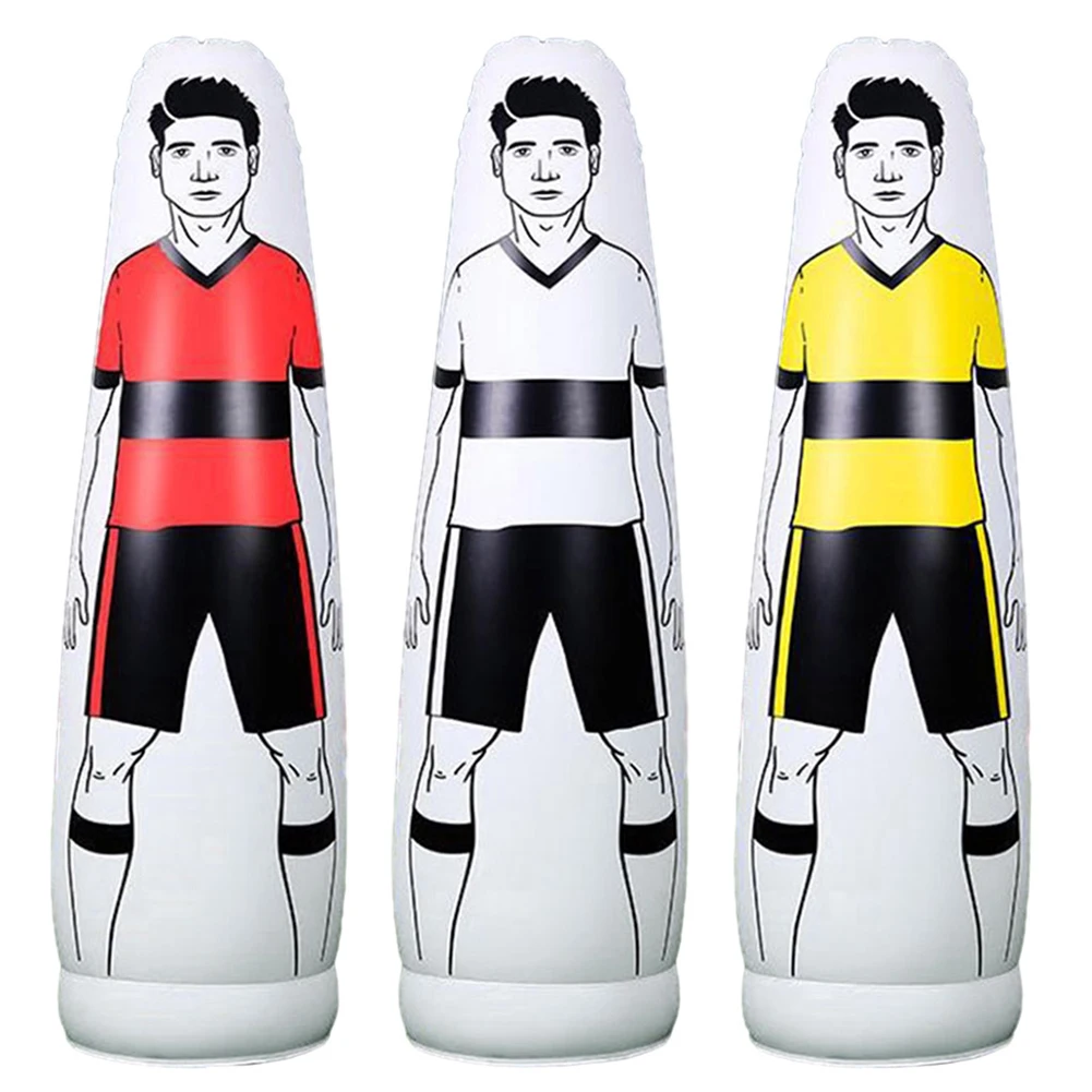 160CM Football Training Air Wall PVC Footabll Free Kick Training Barrier Dummy Portable for Free Kicks Training