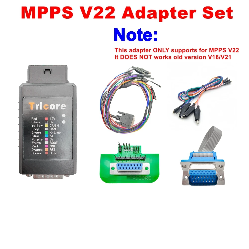 Master Verion MPPS V22 TriCore Geen Tokens Beperking Professionele ECU Chip Tuning Interface MPPS V22.2.3.5 Breakout Tricore Tool