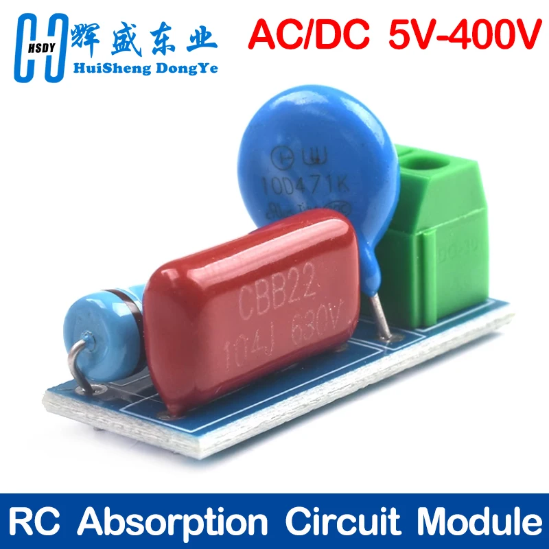 RC Absorption/Snubber Circuit Module Relay Contact Protection Resistance Surge RC Absorption Circuit Module