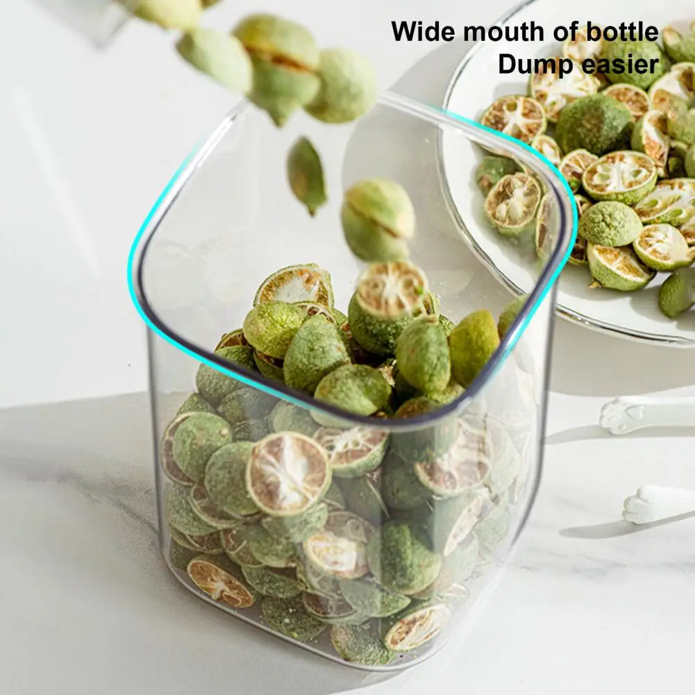 Storage Box Stackable Cereal Storage Container with Air-tight Seal Wide-mouth Design Bpa Free Food Grade Jar for Pantry