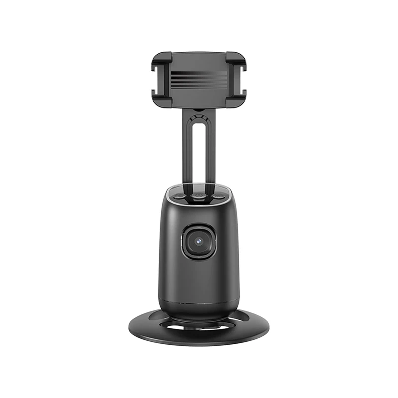 

New-A47Q-P05 AI Follow Gimbal 360 Rotation Face Tracking Stabilizer Filming Portable Desktop Cellphone Holder For Live/Photo