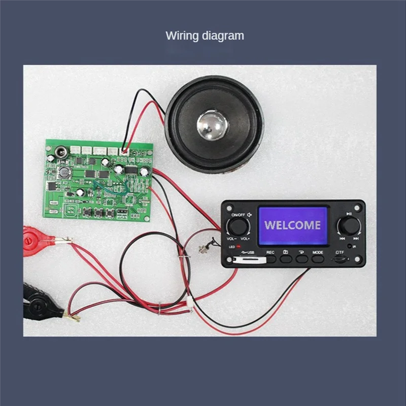 POSV-TPM118B Digital Audio Player MP3 Decoder Board High Quality Portable MP3 Player Module with Bluetooth and FM Radio