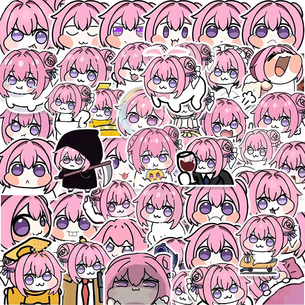 50Pcs Nikke Doro Doll Goddess Of Victory Stickers Doro DIY Stickers Scrapbooking Phone Luggage Skateboard Waterproof Decals