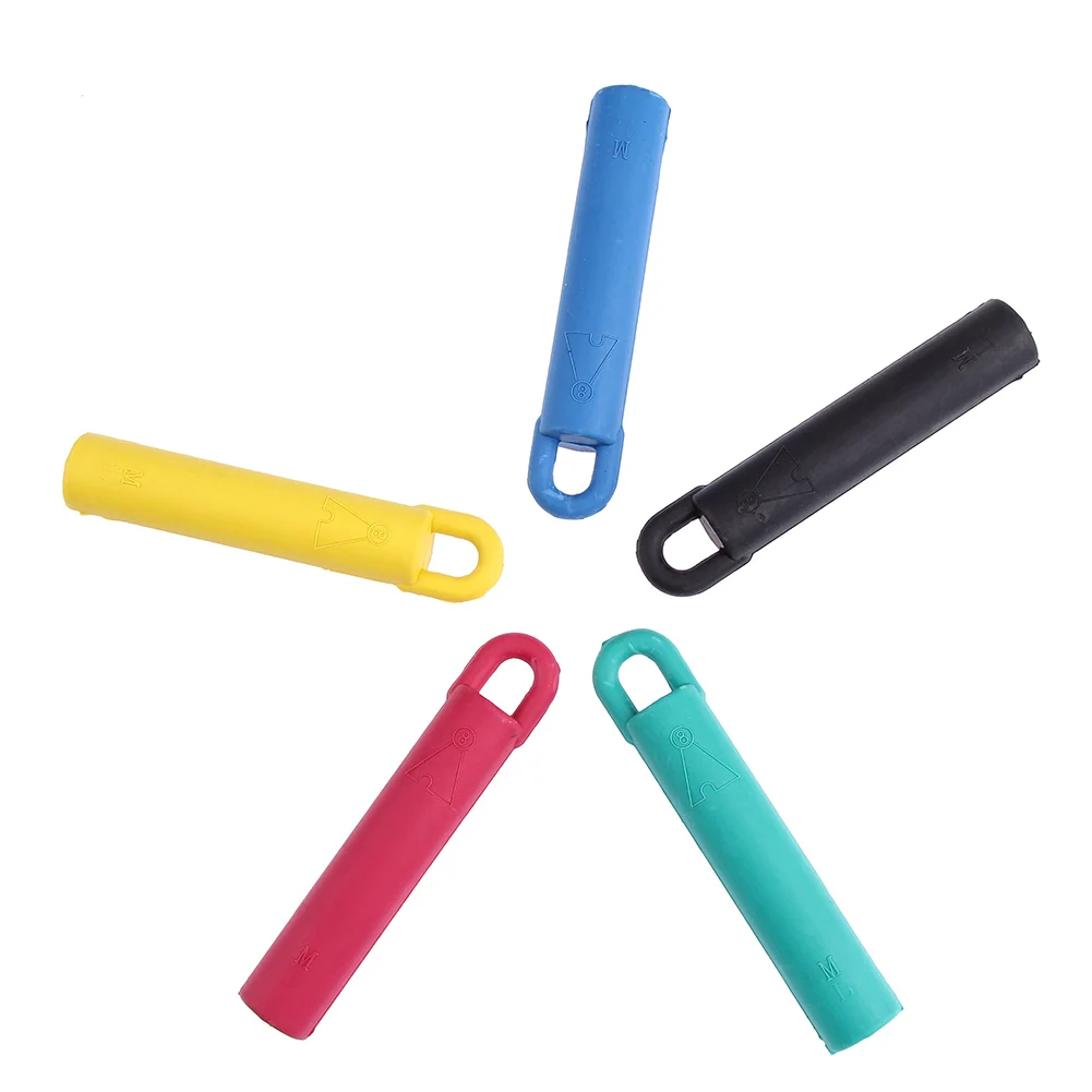 مشبك تعليق مضاد للعصا ، مطاط مشوه ، قضيب بلياردو ، أدوات تخزين ، لون ، إكسسوارات رياضية ، 5 * عشوائي