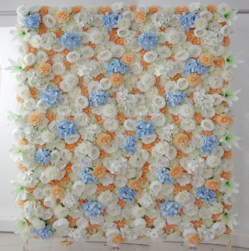 

Artificial Flower Wall hydrangea Wedding Backdrop Fabric Floral Wall Window Display Event Party Props Wedding Decorationg