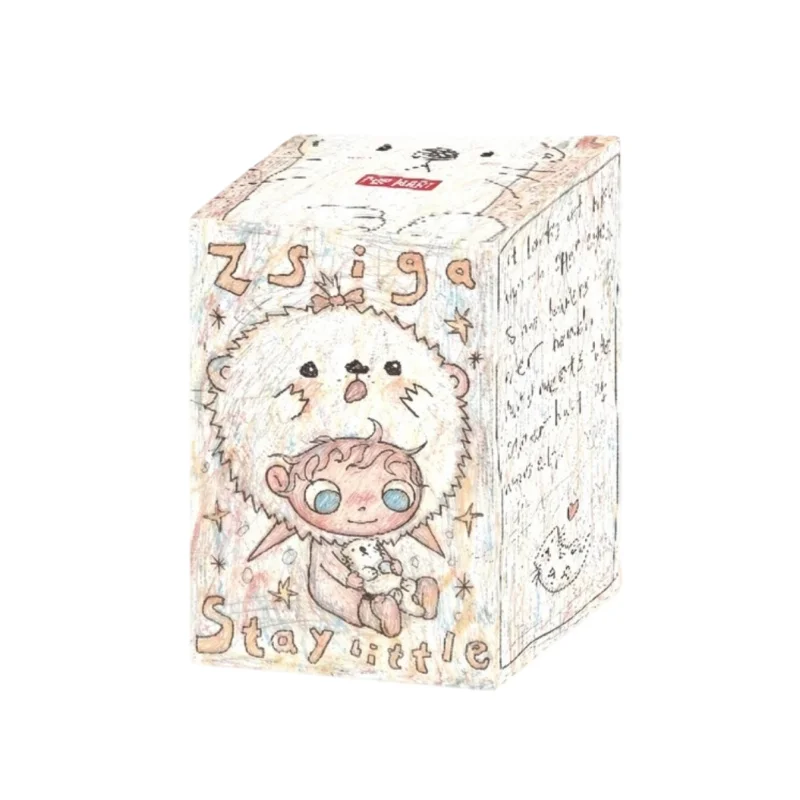 2026 Neue POP MART Zsiga Stay Little Serie Blind Box Niedlicher Vinyl-Plüsch-Anhänger Sammlerstück für Sammler Festival-Deko Spielzeug