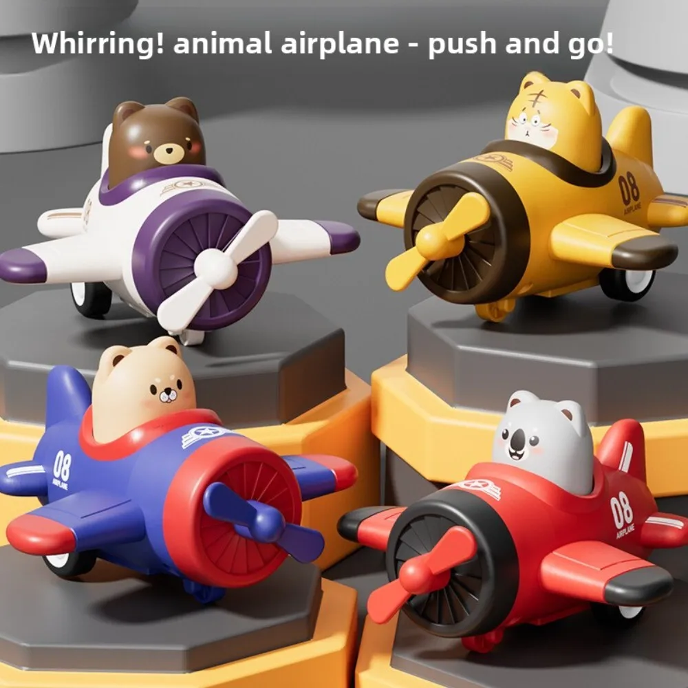 

Durable Inertia Powered Airplane Style Small Car Educational Toy for Kids Perfect for Boys Baby Play and Learning Fun