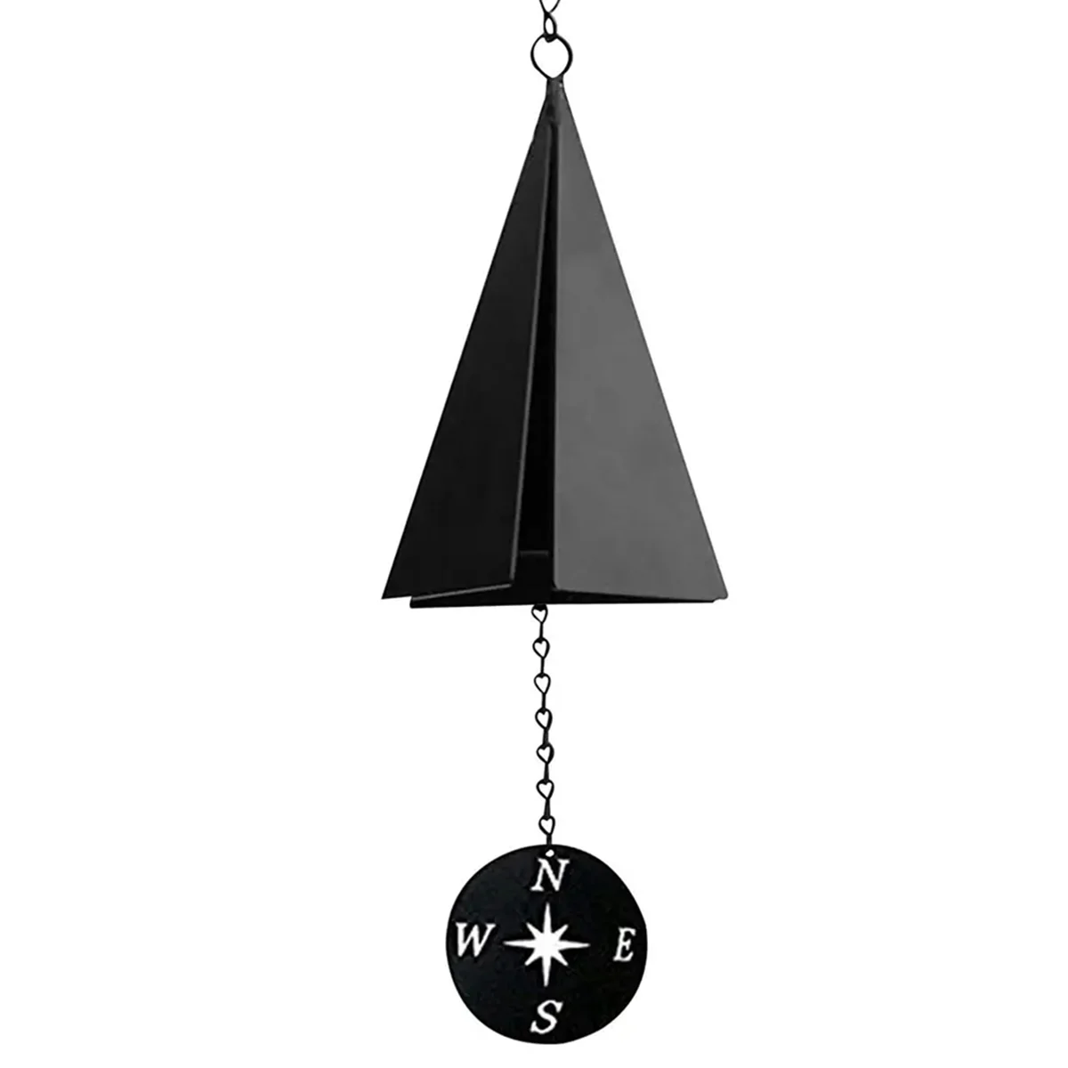 Compass Wind Chime Iron Triangle Wind Chime Pendant Decoration