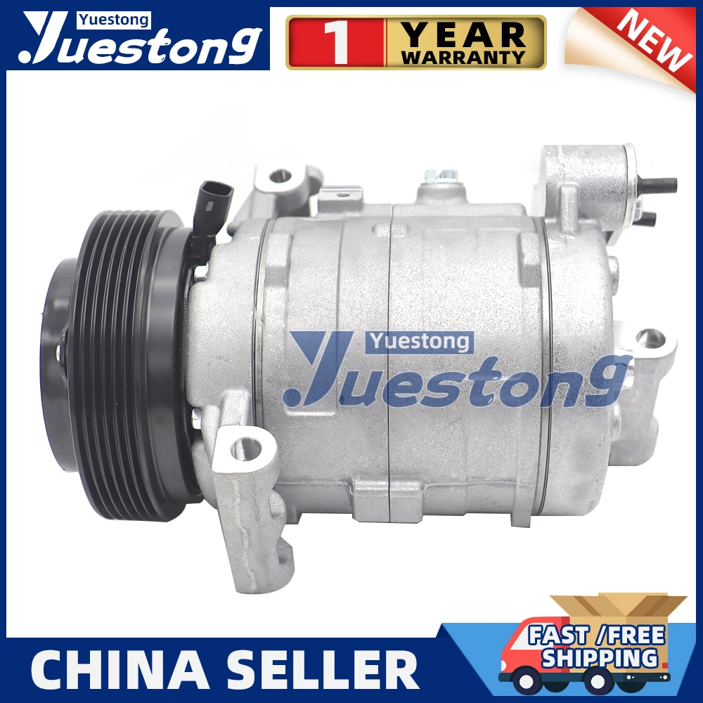 AC Compressor w/Clutch for Chevrolet Trailblazer 3.6L Aveo Pontiac G3 L4 1.6L 52122497 52122482 52122496 660869376 1522234