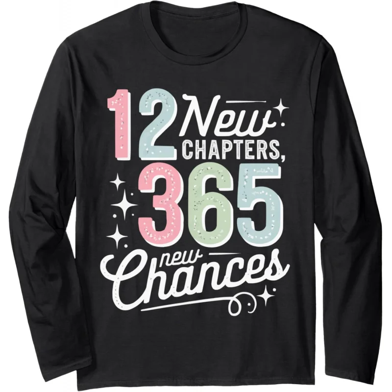 New Year 2025 welcomes a new 365 day celebration for long sleeved tops