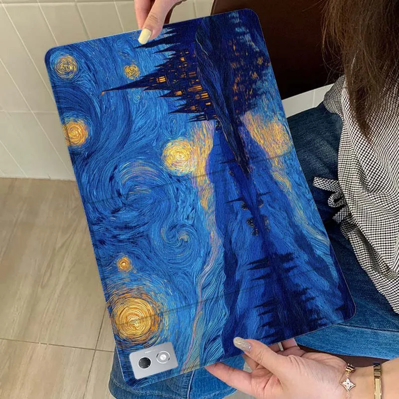 

Чехол для планшета с рисунком в стиле масляной живописи (пейзаж) в подарок для Xiaoxin Lenovo Tab Pad K11 K10 M10 P11 3rd Plus Pro Legion Y700 Y900 Gen4 2