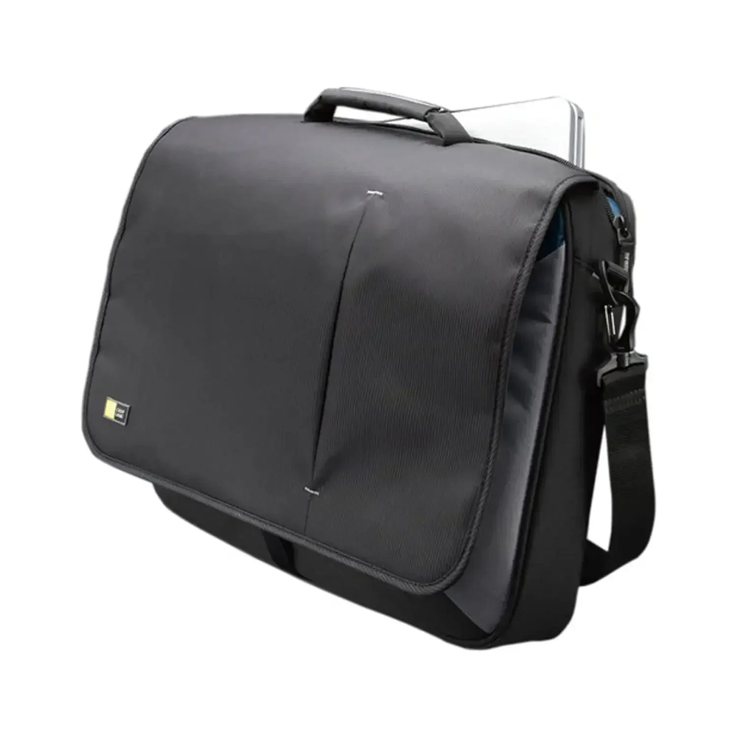 

17" Laptop Messenger Bag - Padded, USB Port, Removable Strap, Business & College Commuter, Black