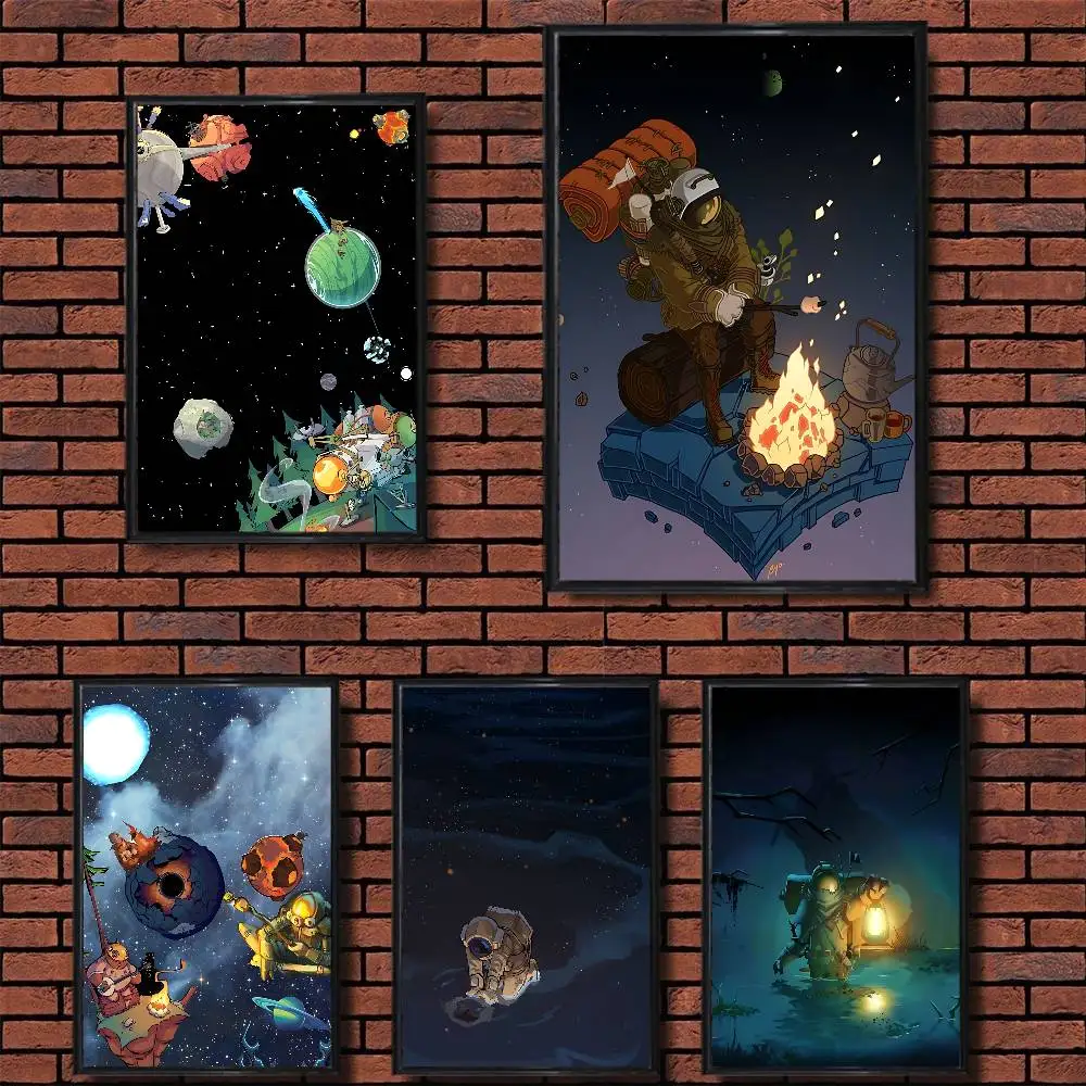 

Game Outer Wilds stimulating Poster Prints Wall Art Painting Picture Gift Living Room Bar Restaurant Dec Sticker Large