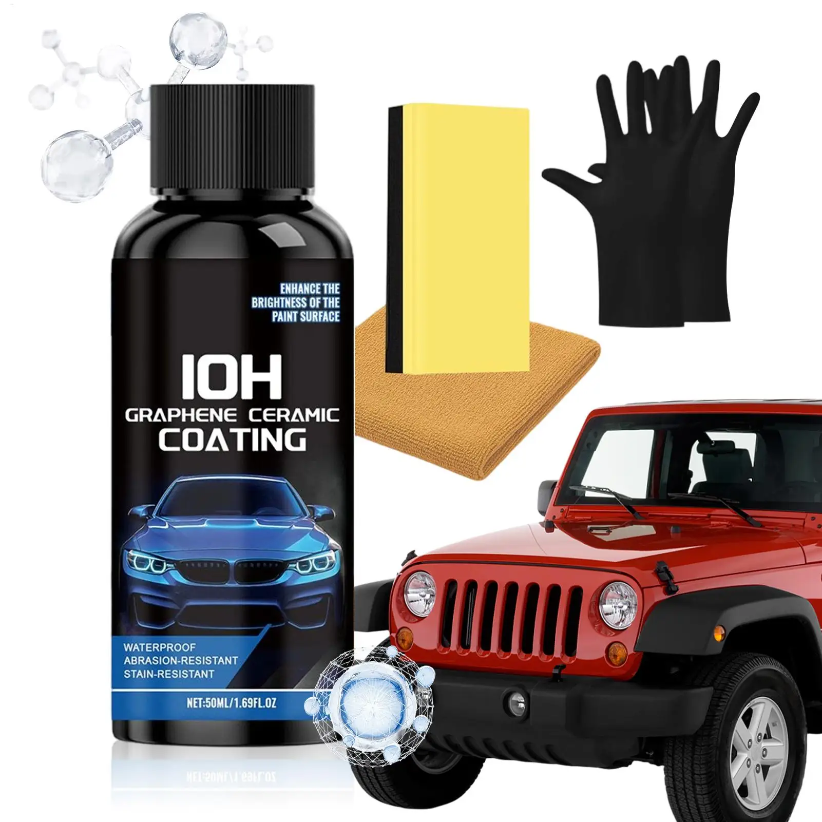 revestimento-ceramico-para-carros-50ml-restaurador-protetor-carro-polones-scratch-care-liquido-com-esponja-toalha-luvas-para-garagem-casa