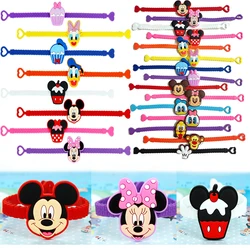 Mickey Minnie Mouse Party Gift 18.5cm Bracelet for Birthday Party Supplies Gifts Guests Favors Dinosaur Bracelet Lovers Gifts