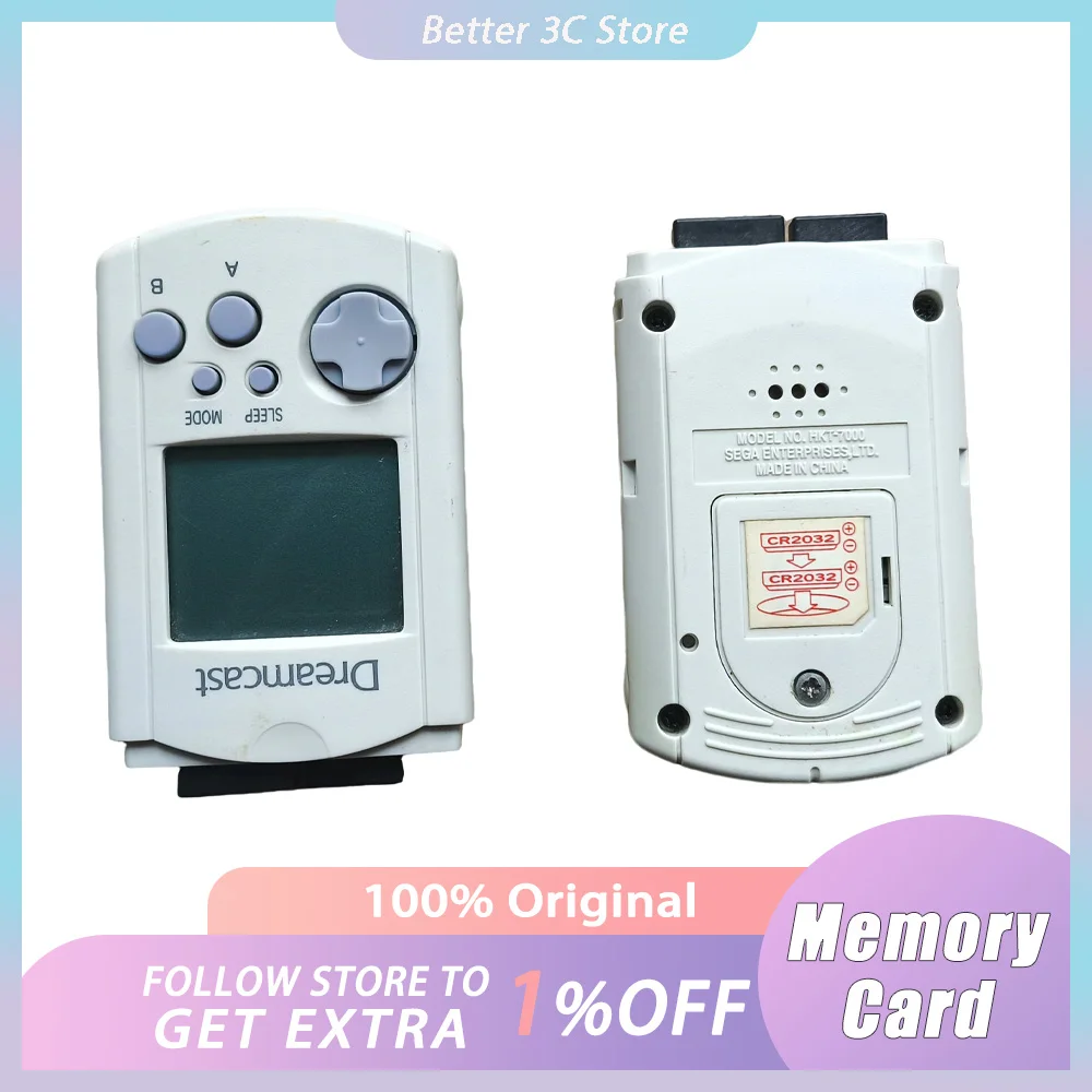 For DC VMS Visual Memory Card For Sega Dreamcast Game Console Memory Card Custom