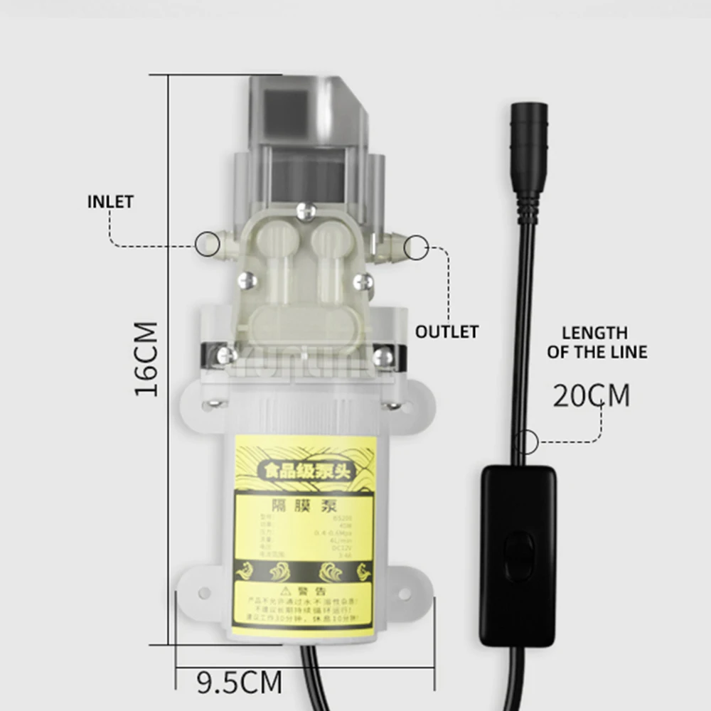 食品グレードのワインポンプ、速度調整可能な電動ワイン抽出器、ワイン醸造用家庭用キッチン家電