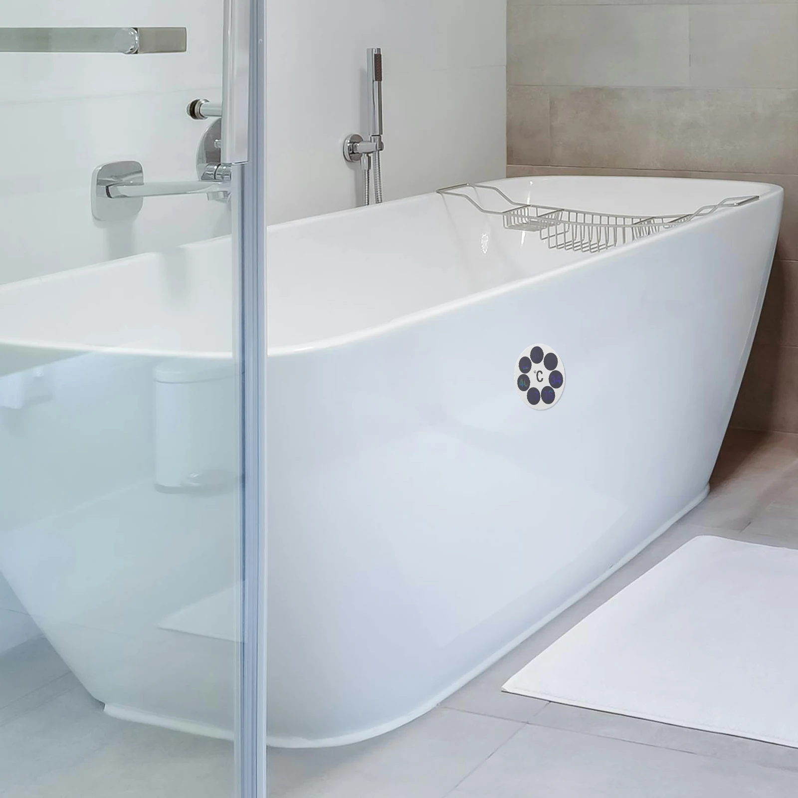 10pcs Temperature Baby Water Tub Thermometer Bath Sticker Safe Pet Material Liquid Crystal Colorchanging Waterproof